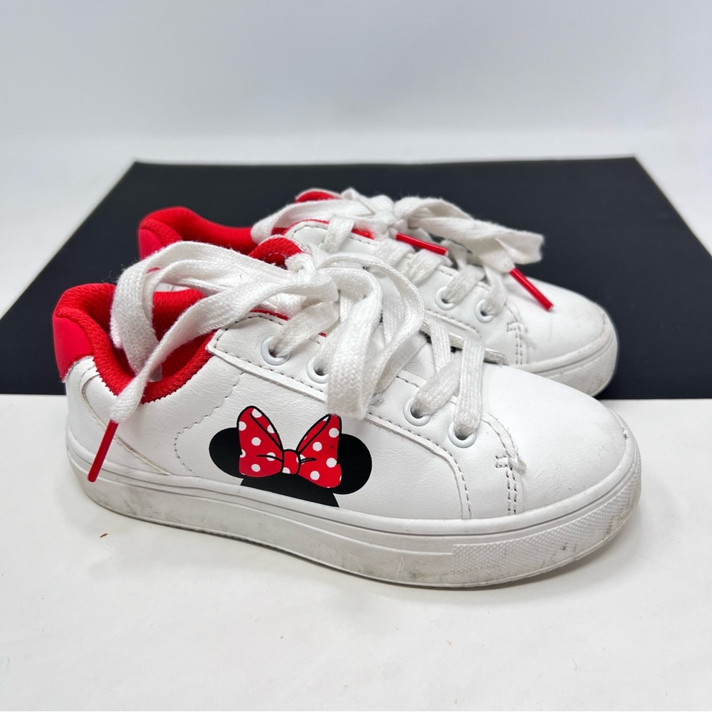 Minnie Mouse little girls size 10 white tennis shoes - Picture 5 of 8